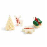 AAURAFUL Christmas Candle Set of 4 - Handmade Soy Wax Candles