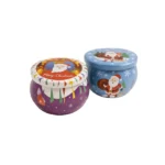 Christmas Scented Candles Set | Festive Decorative Tin Candles