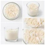 Rose & Patchouli Scented Candle for Home Decor