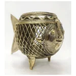 Fish Brass Pen Cutlery Stand Holder
