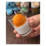 AAURAFUL Ladoo Candle in Shot Glass