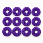 Satin Silk Hair Scrunchies for Women & Girls – (purple)