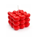 Valentine’s Day Heart Bubble Candle – Romantic Love Decor Scented Candle for Couples